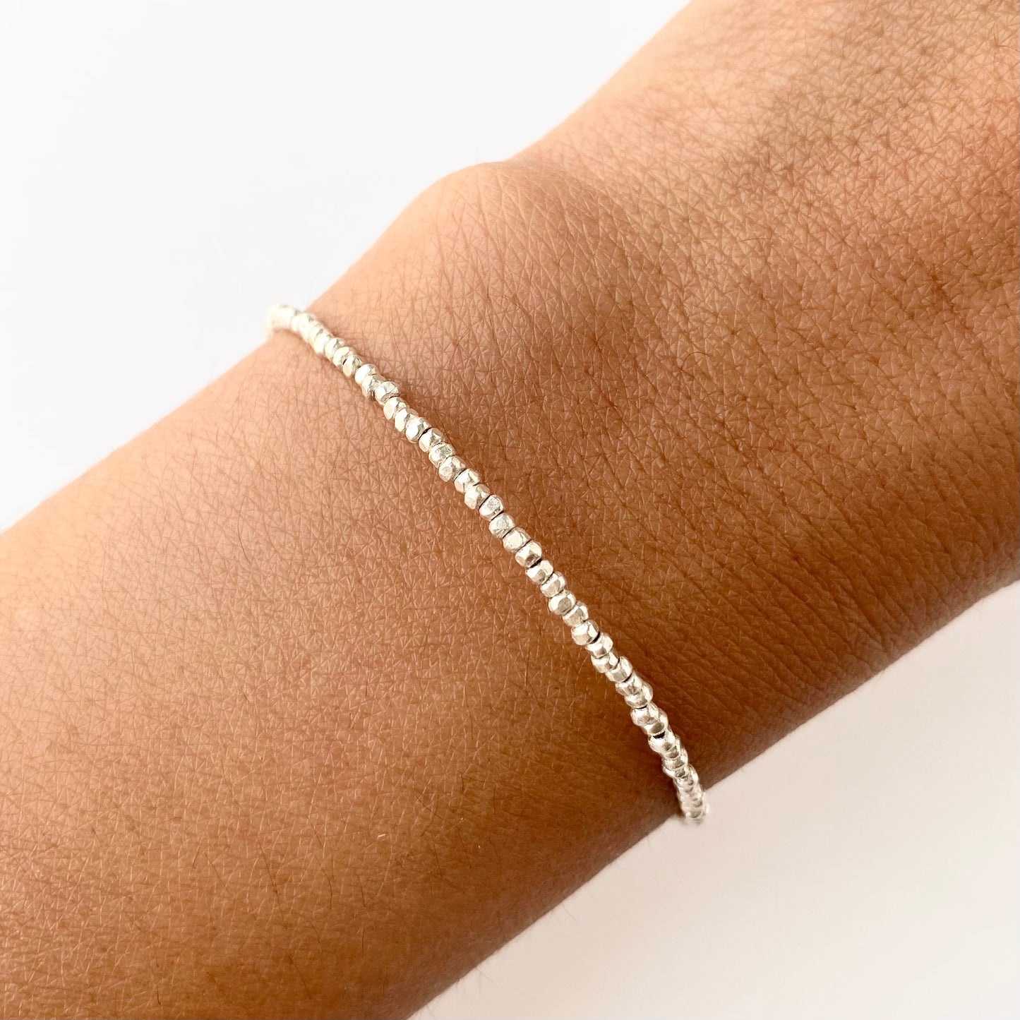 925 Silver Delicate Bead Bracelet