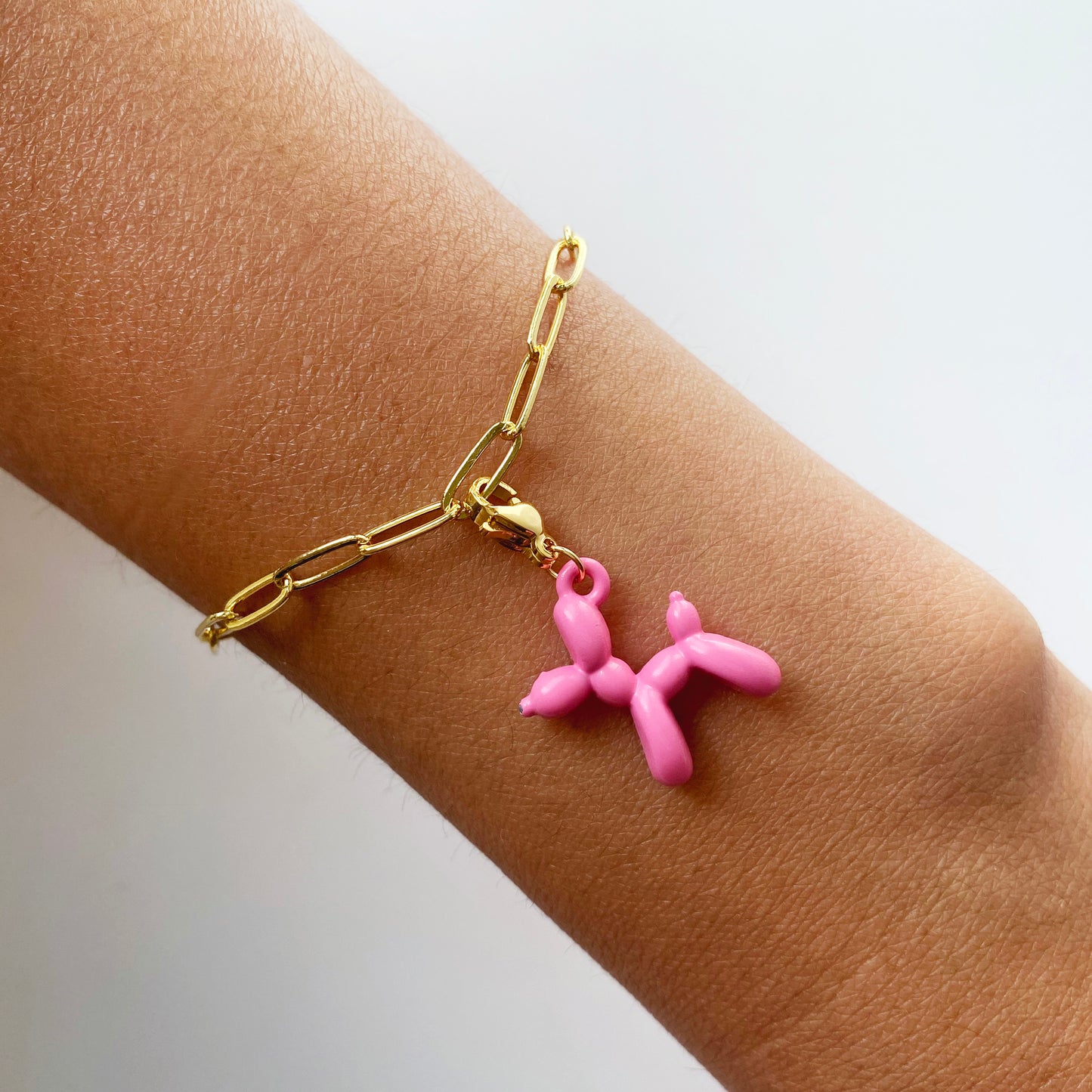 Colorful Balloon Dog Charm