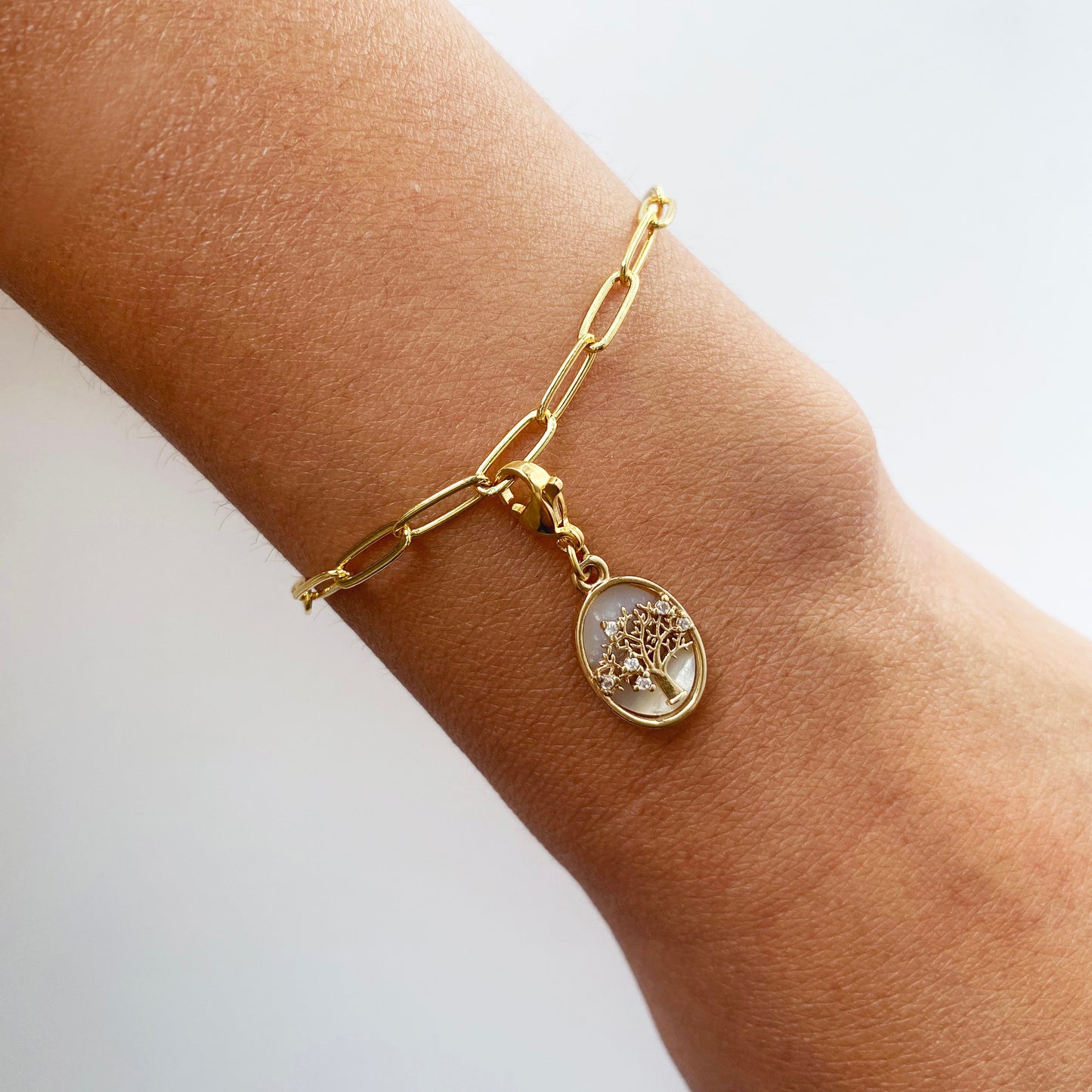 Tree of Life Mother of Pearl Charm