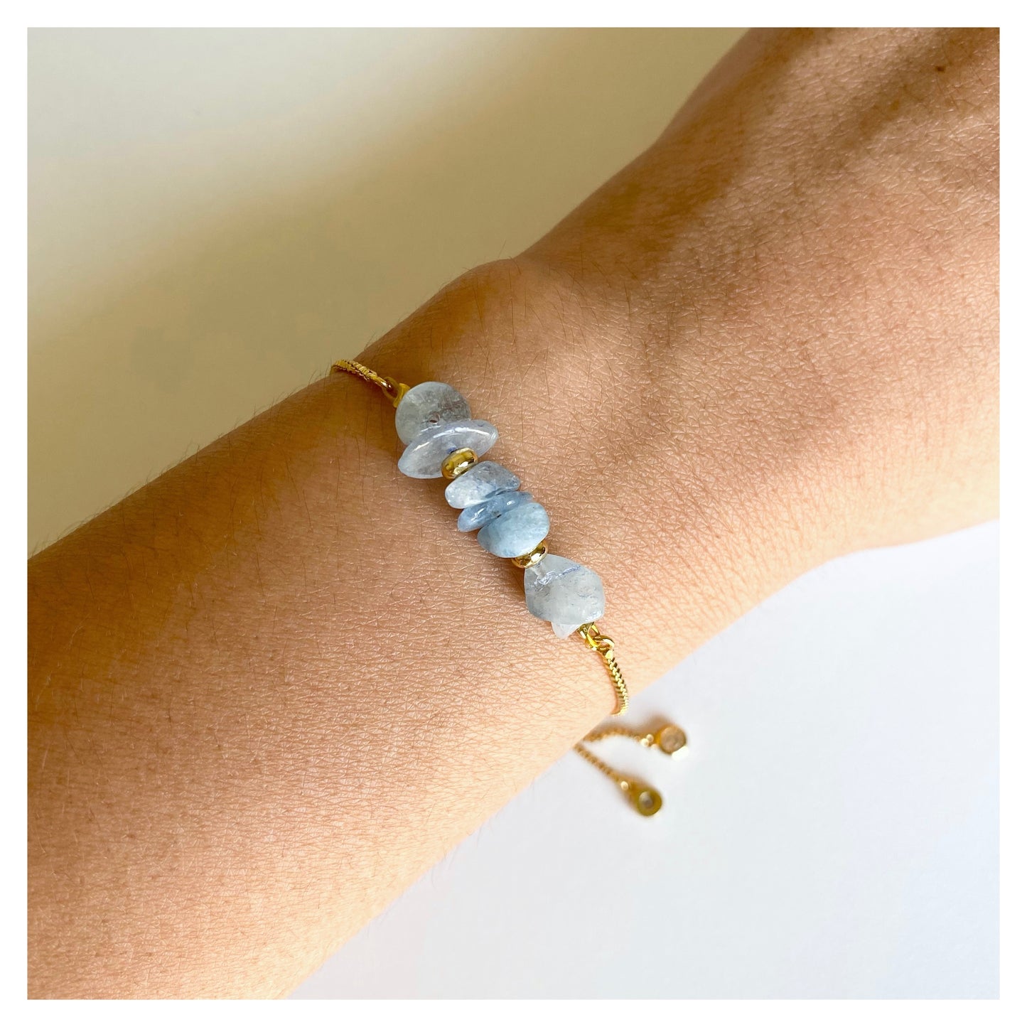 Aquamarine Adjustable Bracelet