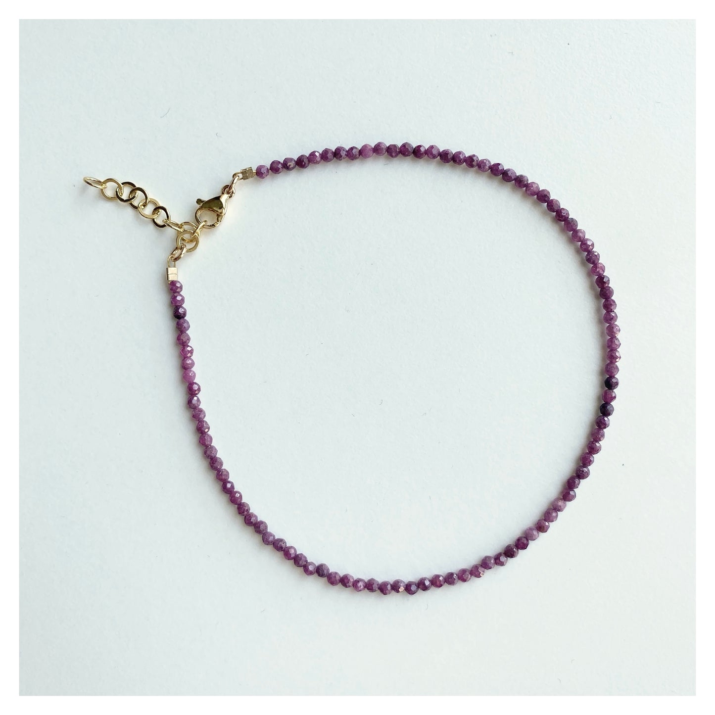 Ruby Anklet