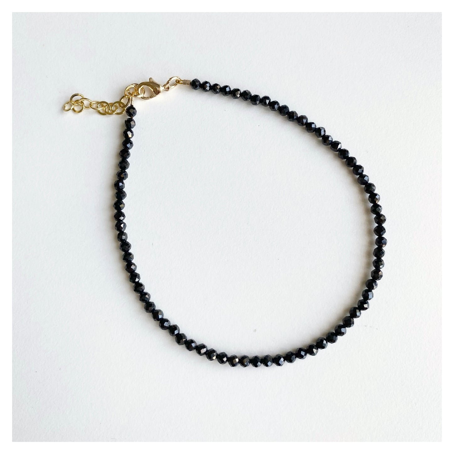 Black Tourmaline Anklet