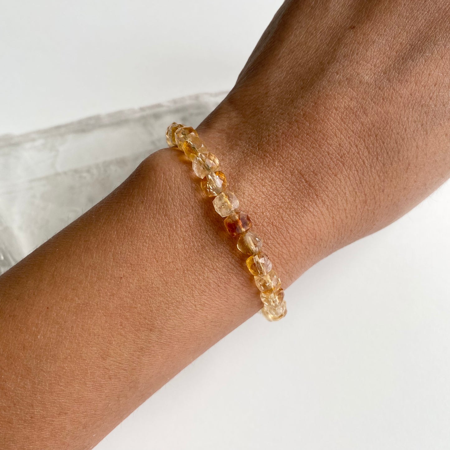 Citrine Faceted Bracelet