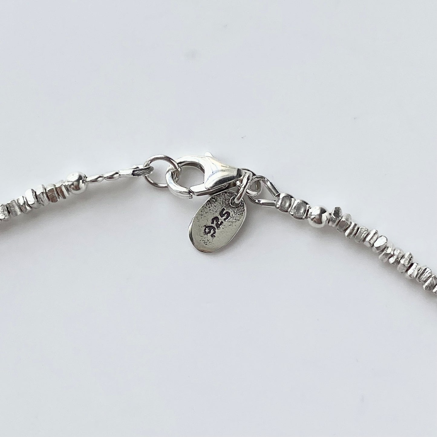 925 Silver Chip Bead Necklace