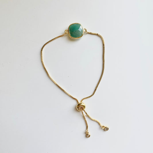 Green Aventurine Adjustable Bracelet