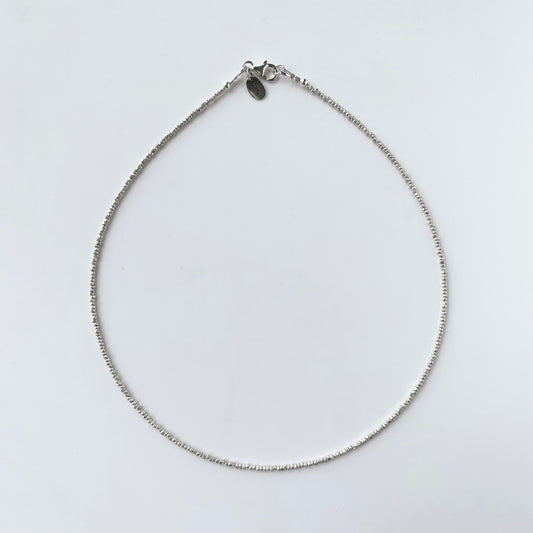 925 Silver Delicate Bead Necklace