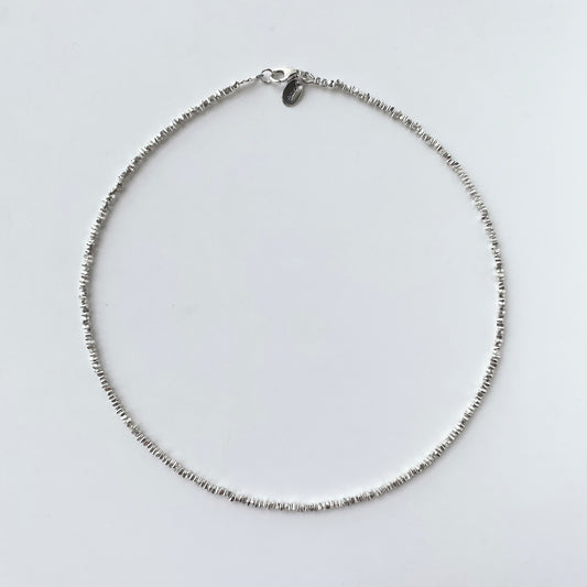 925 Silver Chip Bead Necklace