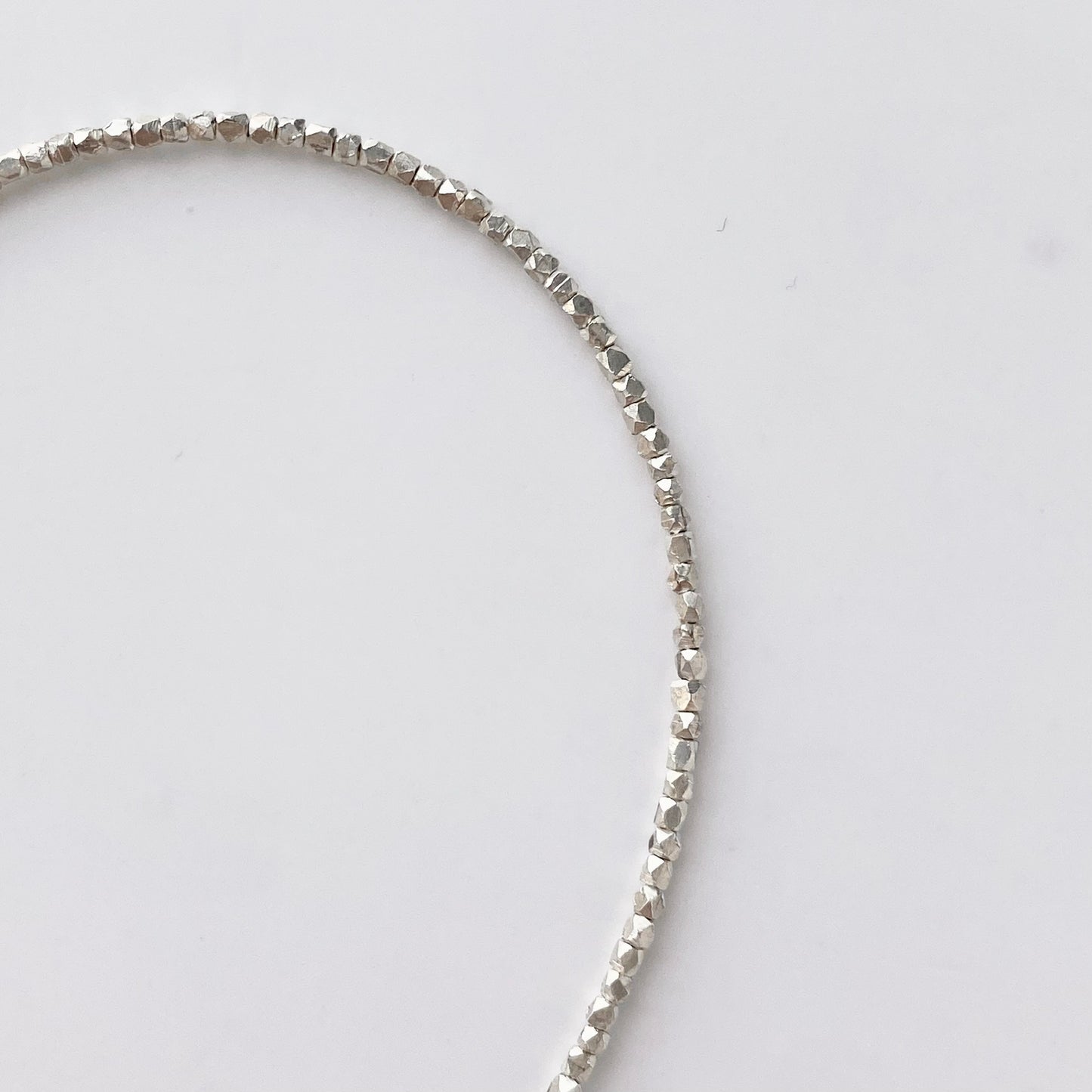 925 Silver Fine Bead Bracelet