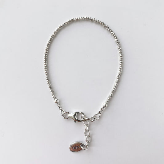 925 Silver Delicate Bead Bracelet