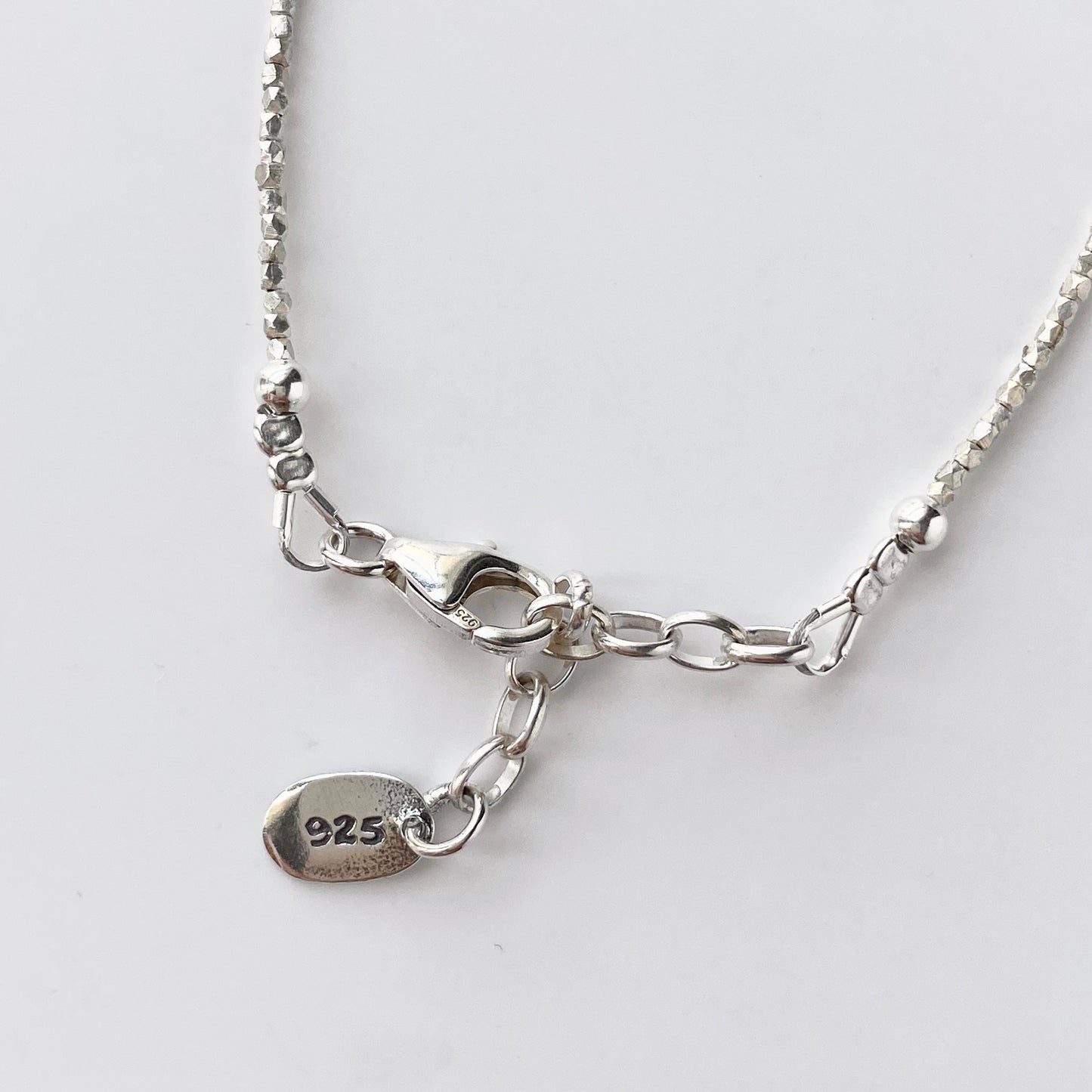 925 Silver Fine Bead Bracelet