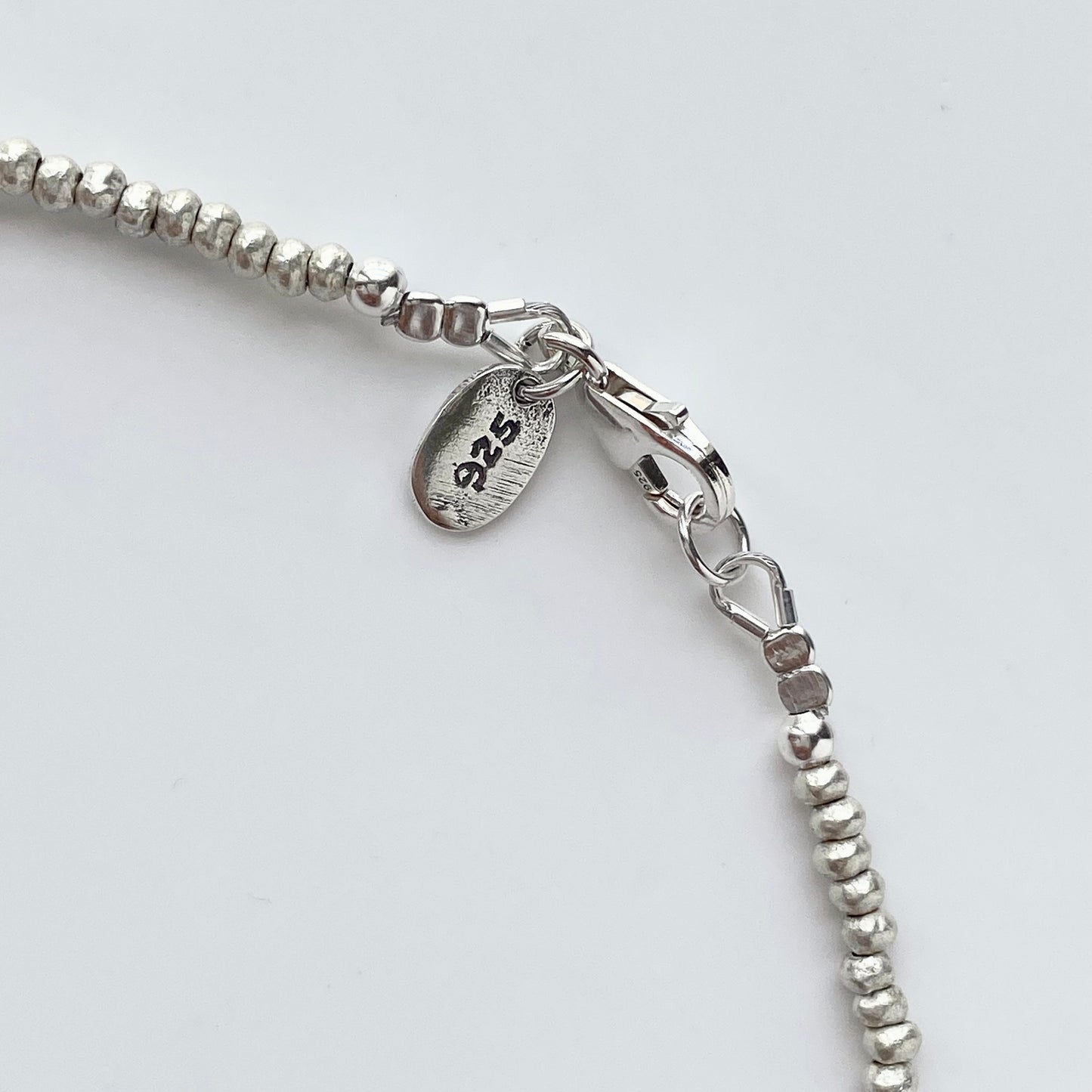 925 Silver Seed Bead Necklace