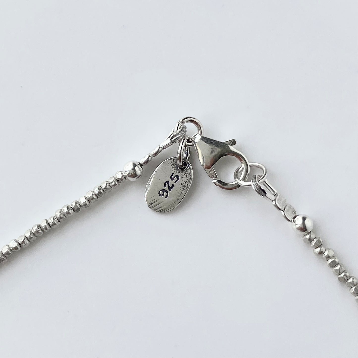 925 Silver Delicate Bead Necklace