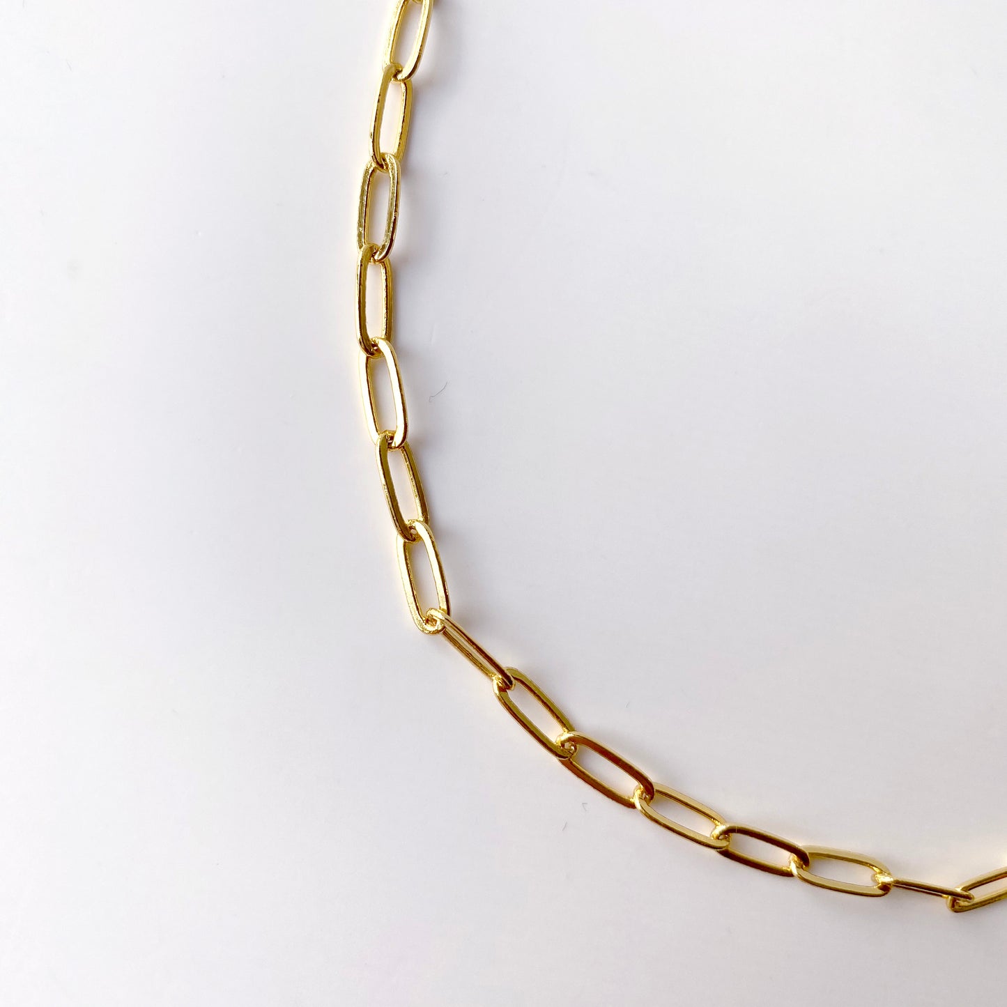 Large Paperclip Chain Necklace