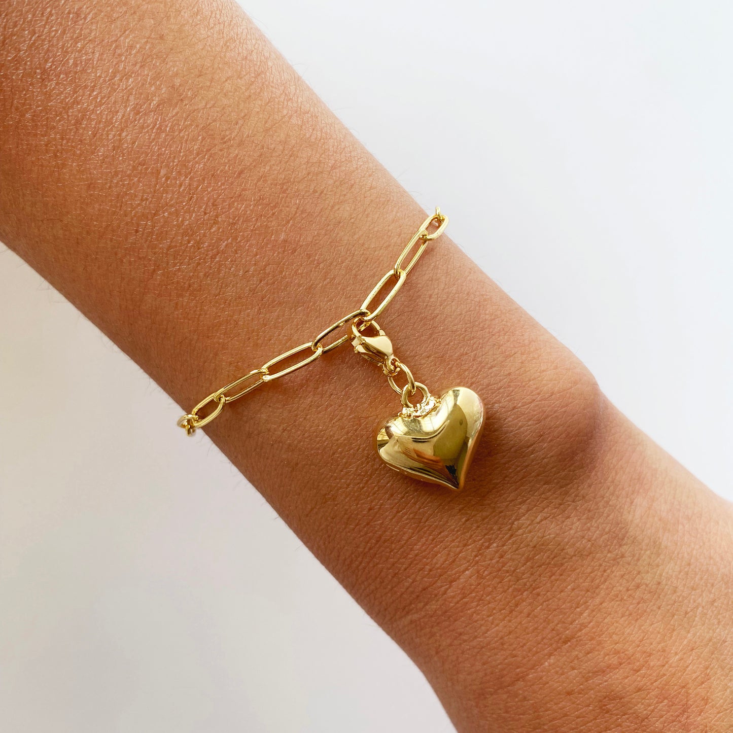 Medium Bubble Heart Charm