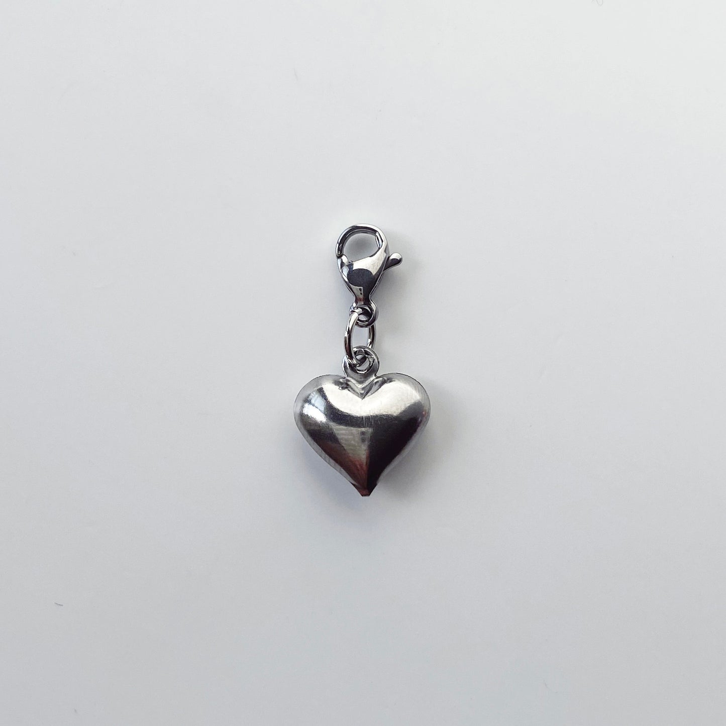Small Bubble Heart Charm