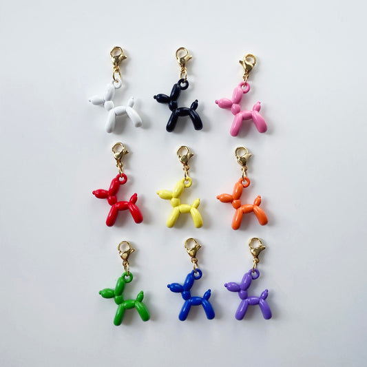 Colorful Balloon Dog Charm