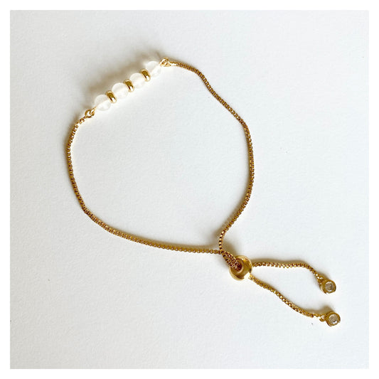 Selenite Adjustable Bracelet