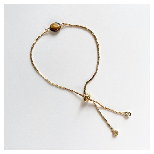 Tiger’s Eye Adjustable Bracelet