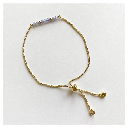 Tanzanite Adjustable Bracelet